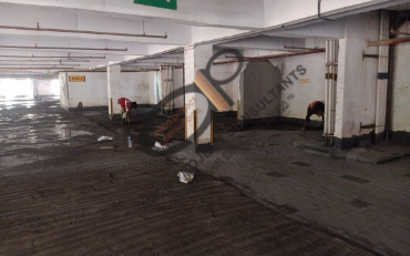 Basement leakage treatment work