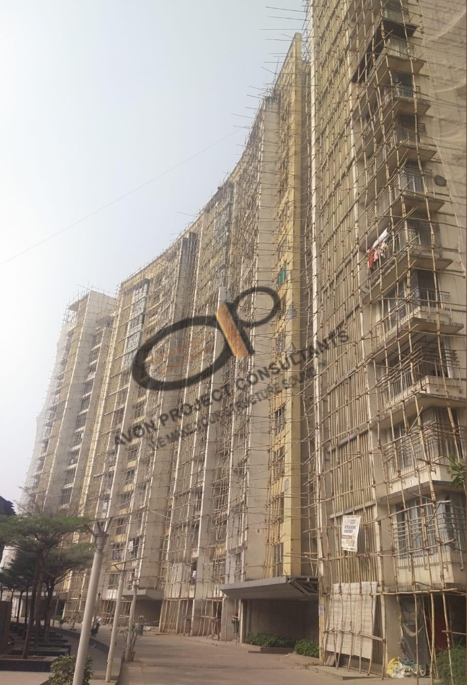 Completed exterior painting work
