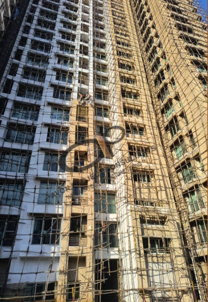 High-rise building external painting