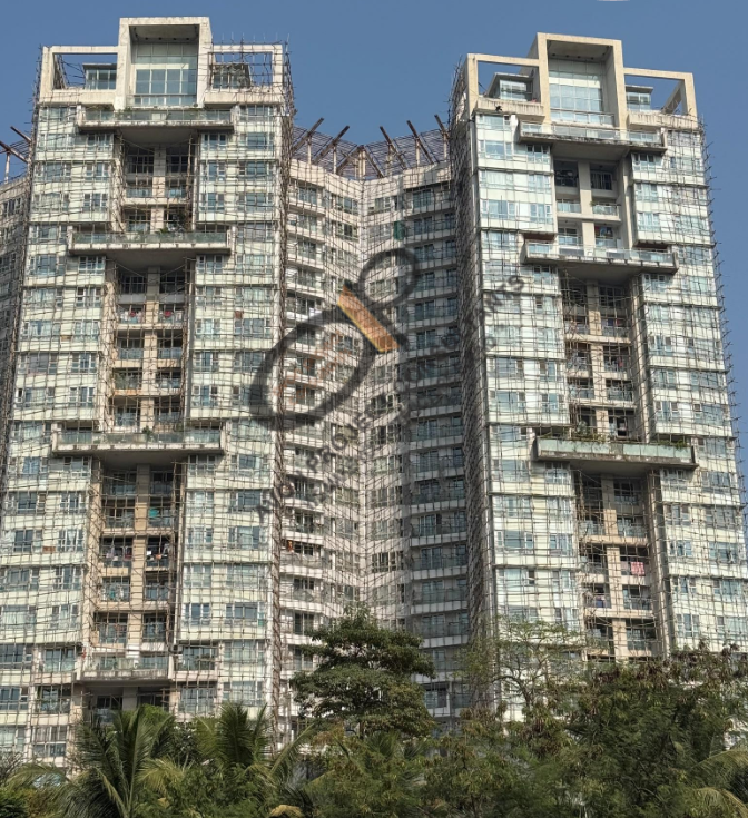High-rise facade repair and treatment work